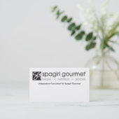 Carte de visite de gourmet de Spagirl (Debout devant)