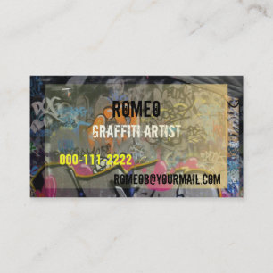 Carte de visite de graffiti