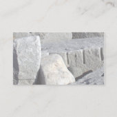 Carte de visite de granit (Dos)
