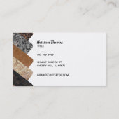 Carte de visite de granit (Dos)