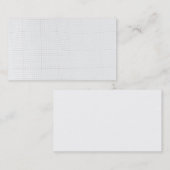 carte de visite de graphique ombragé (Devant / Derrière)