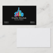 Carte de visite de gratte-ciel (Devant / Derrière)