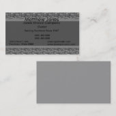 Carte de visite de gravier (Devant / Derrière)