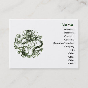 Carte de visite de Green Dragon