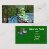 Carte de visite de grenouille (Devant / Derrière)