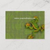 Carte de visite de grenouille verte (Dos)
