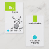 Carte de visite de Groomer de chien (Devant / Derrière)