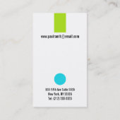 Carte de visite de Groomer de chien (Dos)