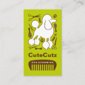 Carte de visite de Groomer de chien (Devant)