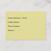 Carte de visite de gros coloré Cactus (Dos)