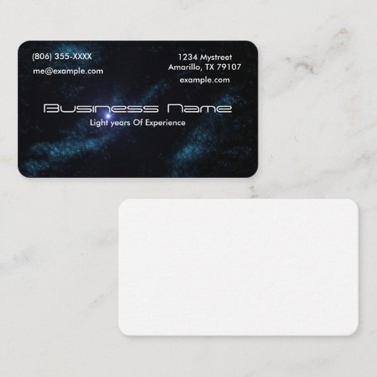 Carte de visite de groupe d'étoile (Devant / Derrière)