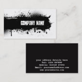 Carte de visite de Grunge (Devant / Derrière)