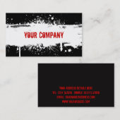 Carte de visite de Grunge (Devant / Derrière)