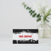 Carte de visite de Grunge (Debout devant)