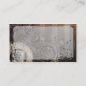 Carte de visite de grunge à vapeur (Dos)