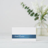 Carte de visite de grunge de script de l'enseignan (Debout devant)