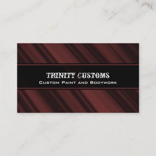 Carte de visite de grunge fractal, Crimson (Devant)
