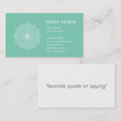 Carte de visite de guérison holistique (Devant / Derrière)