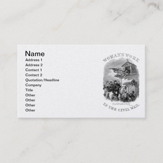 Carte de visite de guerre civile (Devant)