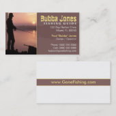 Carte de visite de guide de pêche (Devant / Derrière)