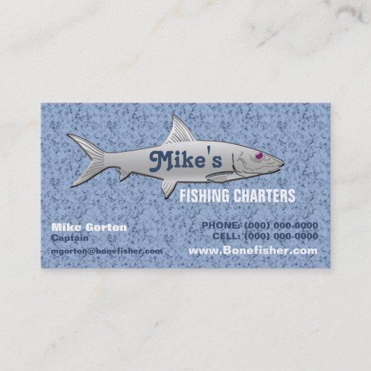 Carte de visite de guide de pêche (Devant)