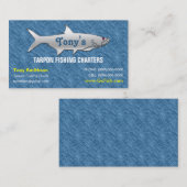 Carte de visite de guide de pêche de tarpon (Devant / Derrière)