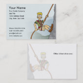 Carte de visite de guide touristique (Devant / Derrière)