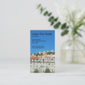 Carte de visite de guide touristique de Lisbonne (Debout devant)