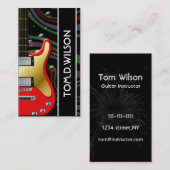 Carte de visite de guitare (Devant / Derrière)