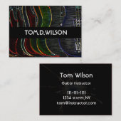 Carte de visite de guitare (Devant / Derrière)