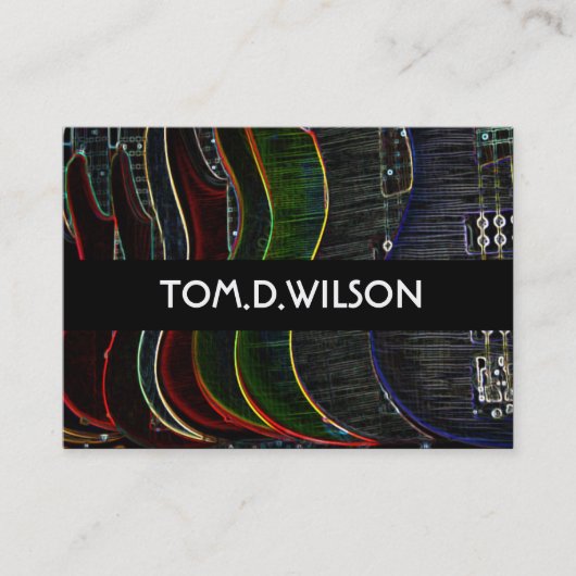 Carte de visite de guitare (Devant)