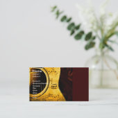 Carte de visite de guitare (Debout devant)