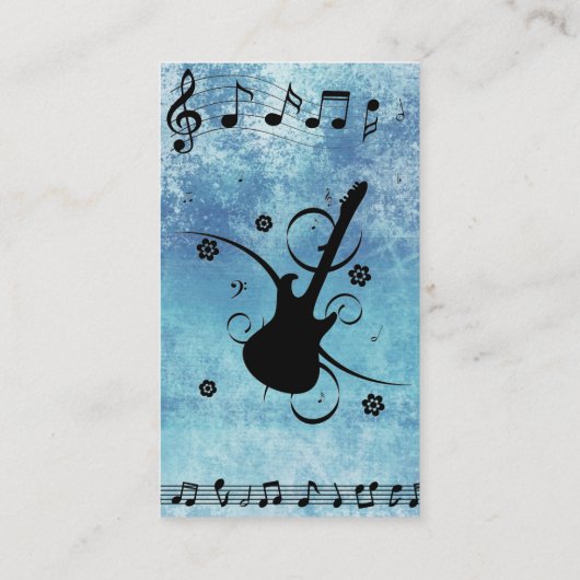 Carte de visite de guitare (Dos)