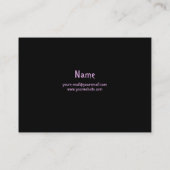 Carte de visite de guitare électrique (Dos)