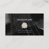 Carte de visite de guitare industrielle Grunge (Dos)