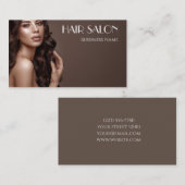 Carte de visite de Hair Salon (Devant / Derrière)