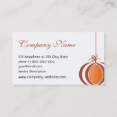 Carte de visite de Halloween (Dos)