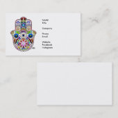 Carte de visite de Hamsa (Devant / Derrière)