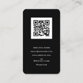 Carte de visite de haut-parleur Faux (Dos)