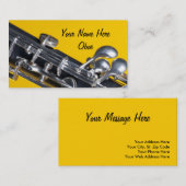 Carte de visite de hautbois (Devant / Derrière)