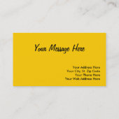 Carte de visite de hautbois (Dos)