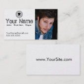 Carte de visite de Headshot pour l'acteur (Devant / Derrière)