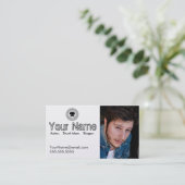 Carte de visite de Headshot pour l'acteur (Debout devant)