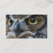 Carte de visite de hibou (Dos)