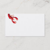 Carte de visite de homard (Dos)