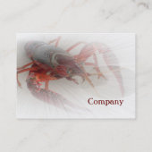 Carte de visite de homard (Dos)