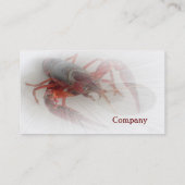 Carte de visite de homard (Dos)