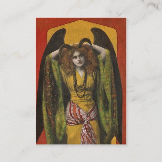 Carte de visite de Horned Angel ACEO (Devant)