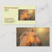 Carte de visite de Horse Company (Devant / Derrière)