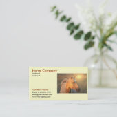 Carte de visite de Horse Company (Debout devant)